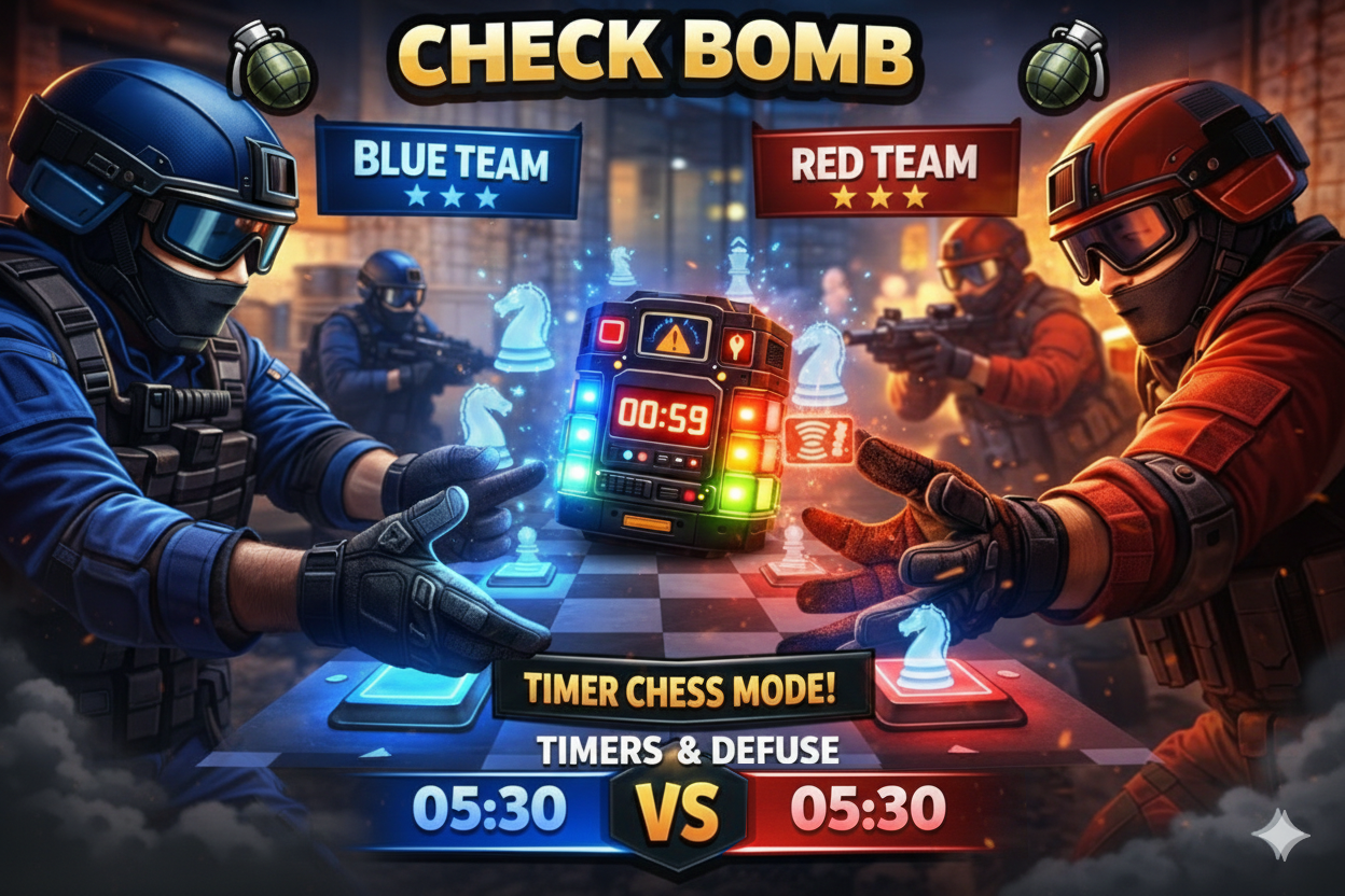 Mode Check bomb - item airsoft electronique MeshOps